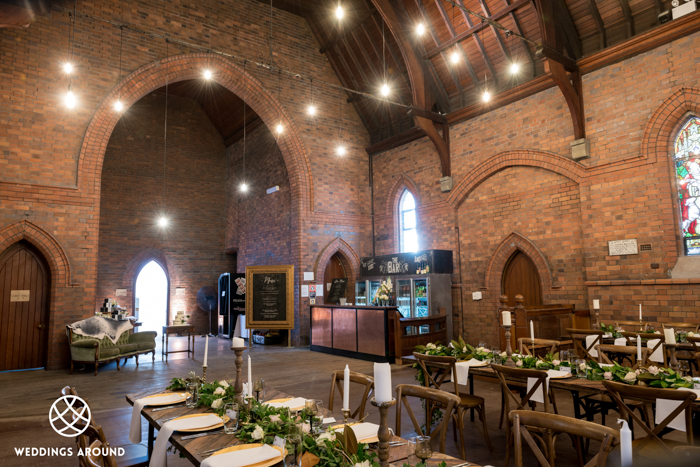 Wedding reception in the Main Church