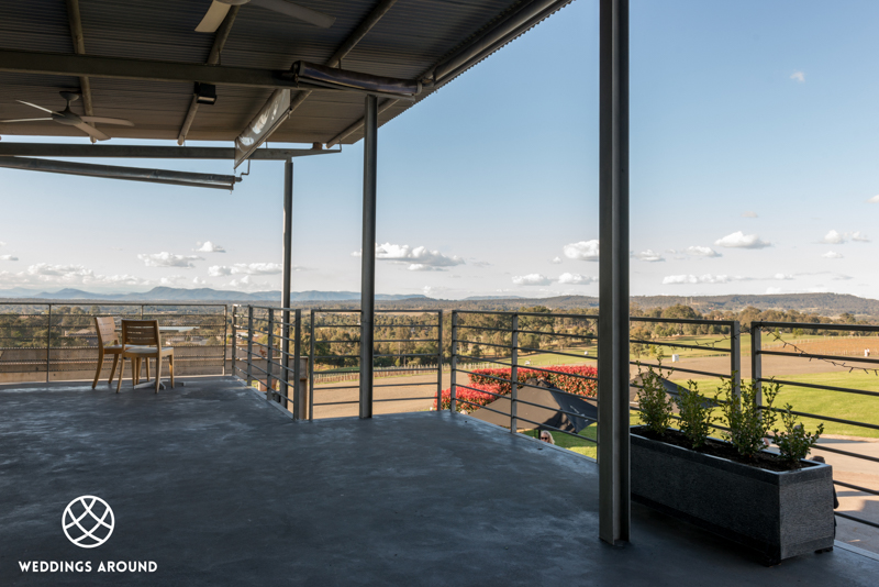 The dining room verandah provides breathtaking views