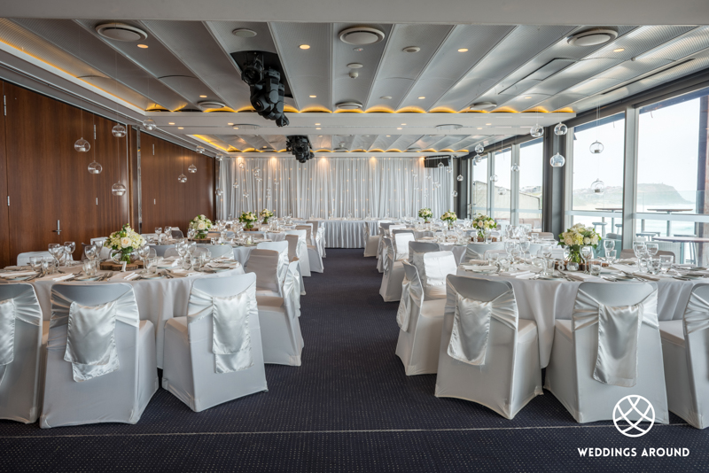 Wedding reception room.