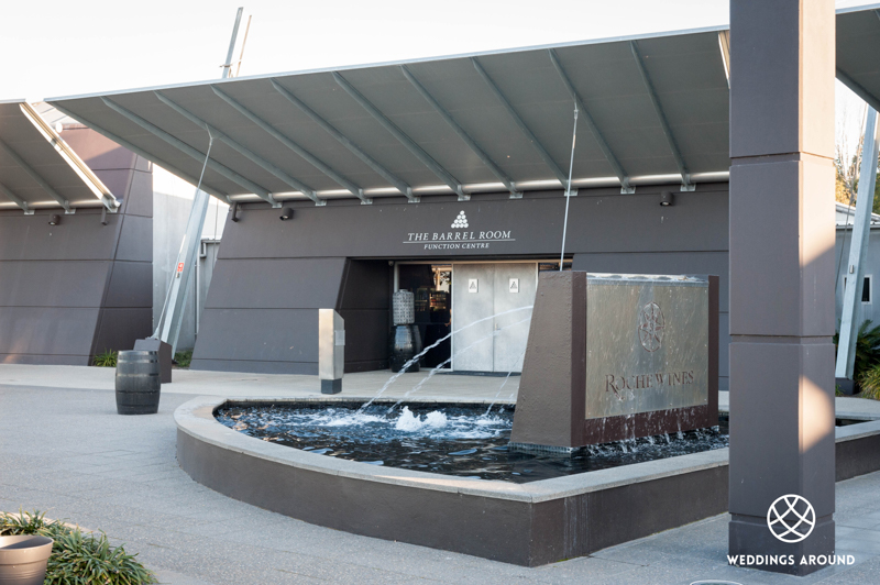 The Barrel Room entrance and concourse