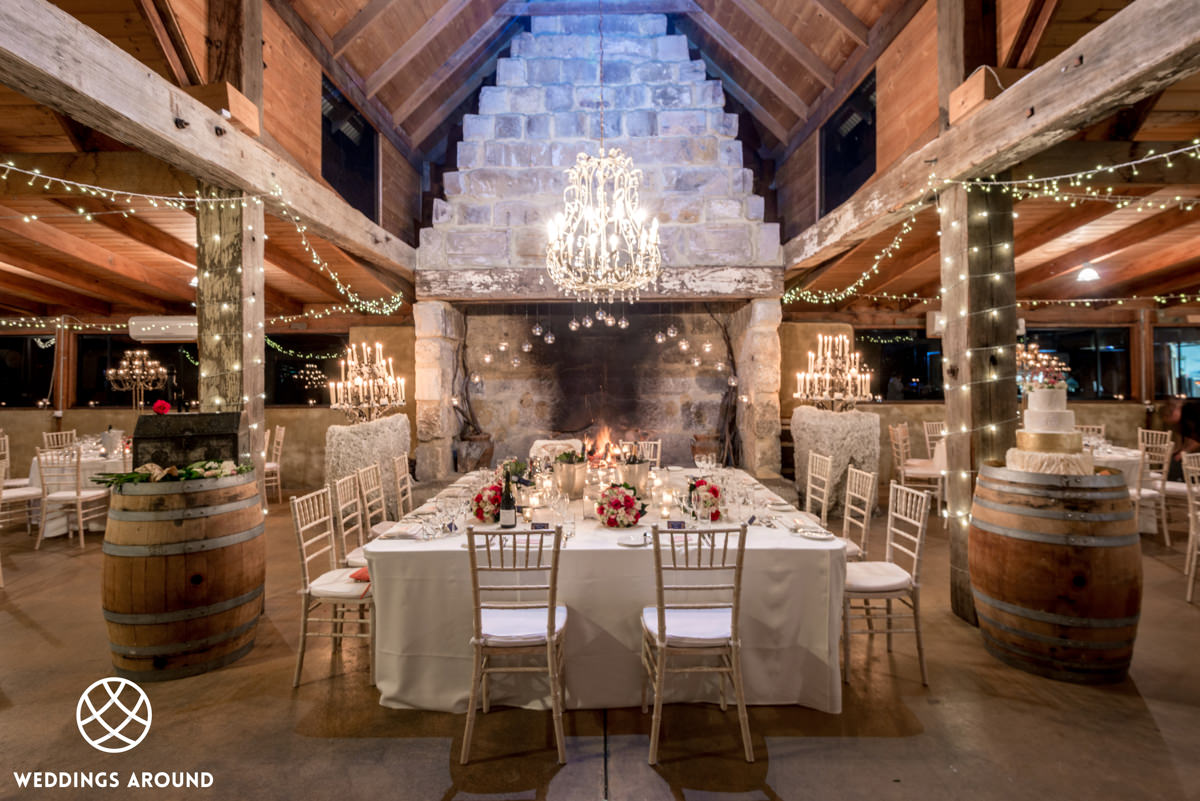 Peppers Creek Barrel Room Wedding Reception